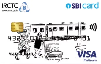 IRCTC SBI Card design