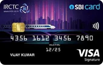 IRCTC SBI Card RuPay design